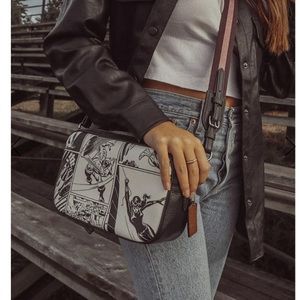 Coach Marvel Jes Crossbody with comic book print